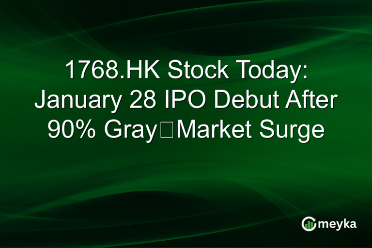 1768.HK Stock Today: January 28 IPO Debut After 90% Gray‑Market Surge