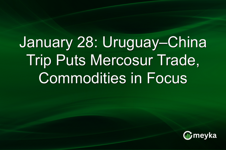 January 28: Uruguay–China Trip Puts Mercosur Trade, Commodities in Focus
