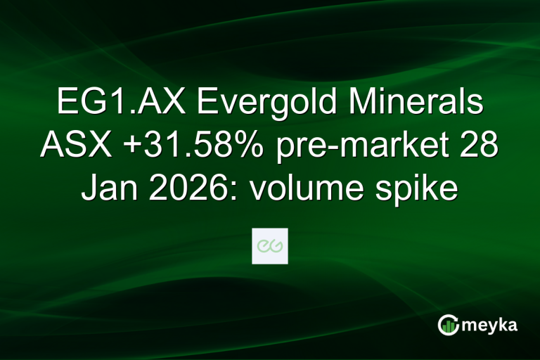 EG1.AX Evergold Minerals ASX +31.58% pre-market 28 Jan 2026: volume spike