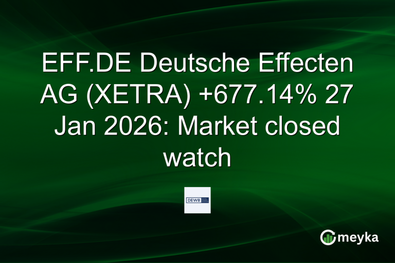 EFF.DE Deutsche Effecten AG (XETRA) +677.14% 27 Jan 2026: Market closed watch