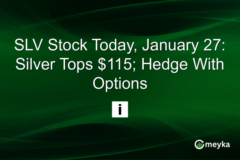 SLV Stock Today, January 27: Silver Tops $115; Hedge With Options