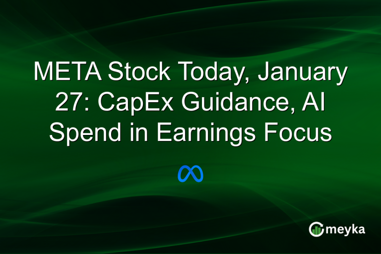 META Stock Today, January 27: CapEx Guidance, AI Spend in Earnings Focus