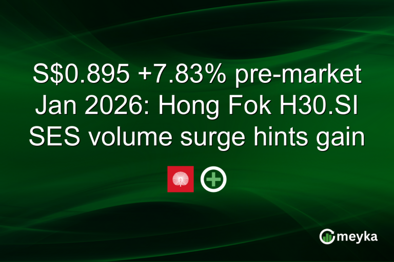 S$0.895 +7.83% pre-market Jan 2026: Hong Fok H30.SI SES volume surge hints gain
