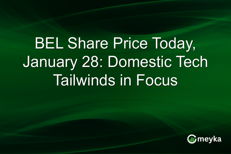 BEL Share Price Today, January 28: Domestic Tech Tailwinds in Focus