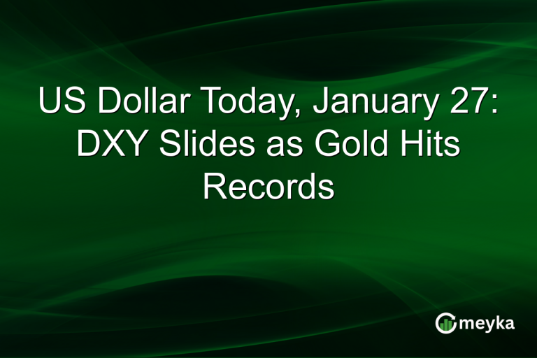 US Dollar Today, January 27: DXY Slides as Gold Hits Records