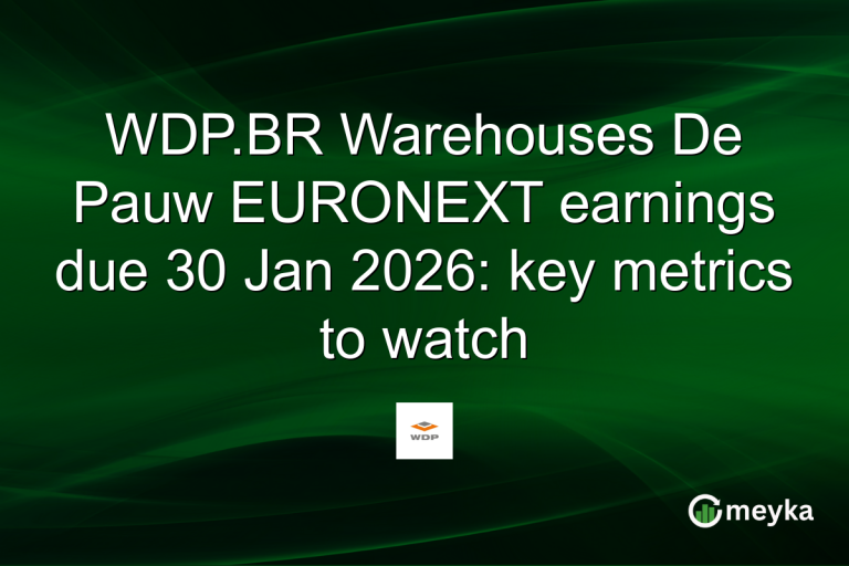WDP.BR Warehouses De Pauw EURONEXT earnings due 30 Jan 2026: key metrics to watch