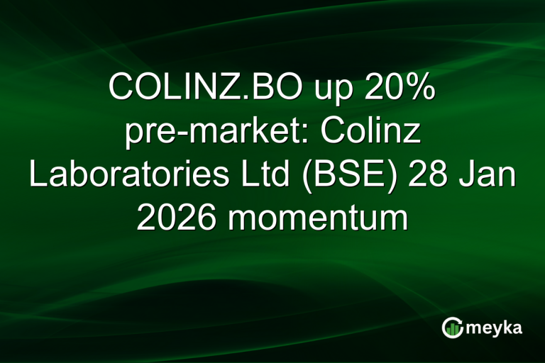 COLINZ.BO up 20% pre-market: Colinz Laboratories Ltd (BSE) 28 Jan 2026 momentum