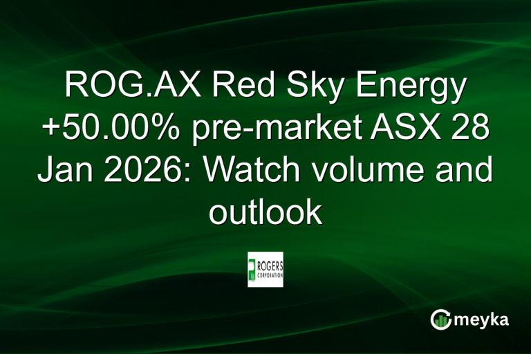 ROG.AX Red Sky Energy +50.00% pre-market ASX 28 Jan 2026: Watch volume and outlook