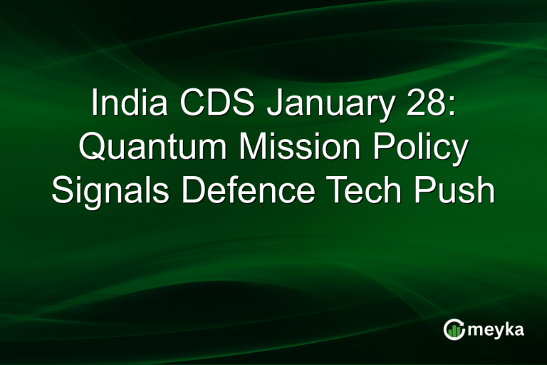 India CDS January 28: Quantum Mission Policy Signals Defence Tech Push