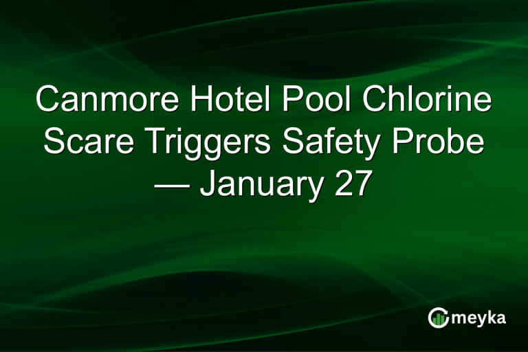Canmore Hotel Pool Chlorine Scare Triggers Safety Probe — January 27