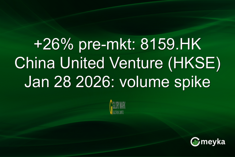 +26% pre-mkt: 8159.HK China United Venture (HKSE) Jan 28 2026: volume spike