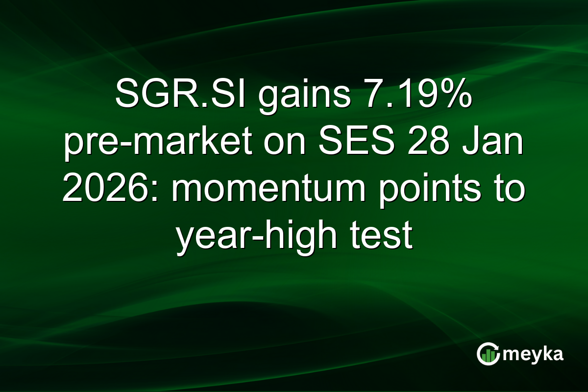 SGR.SI gains 7.19% pre-market on SES 28 Jan 2026: momentum points to year-high test