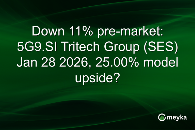 Down 11% pre-market: 5G9.SI Tritech Group (SES) Jan 28 2026, 25.00% model upside?
