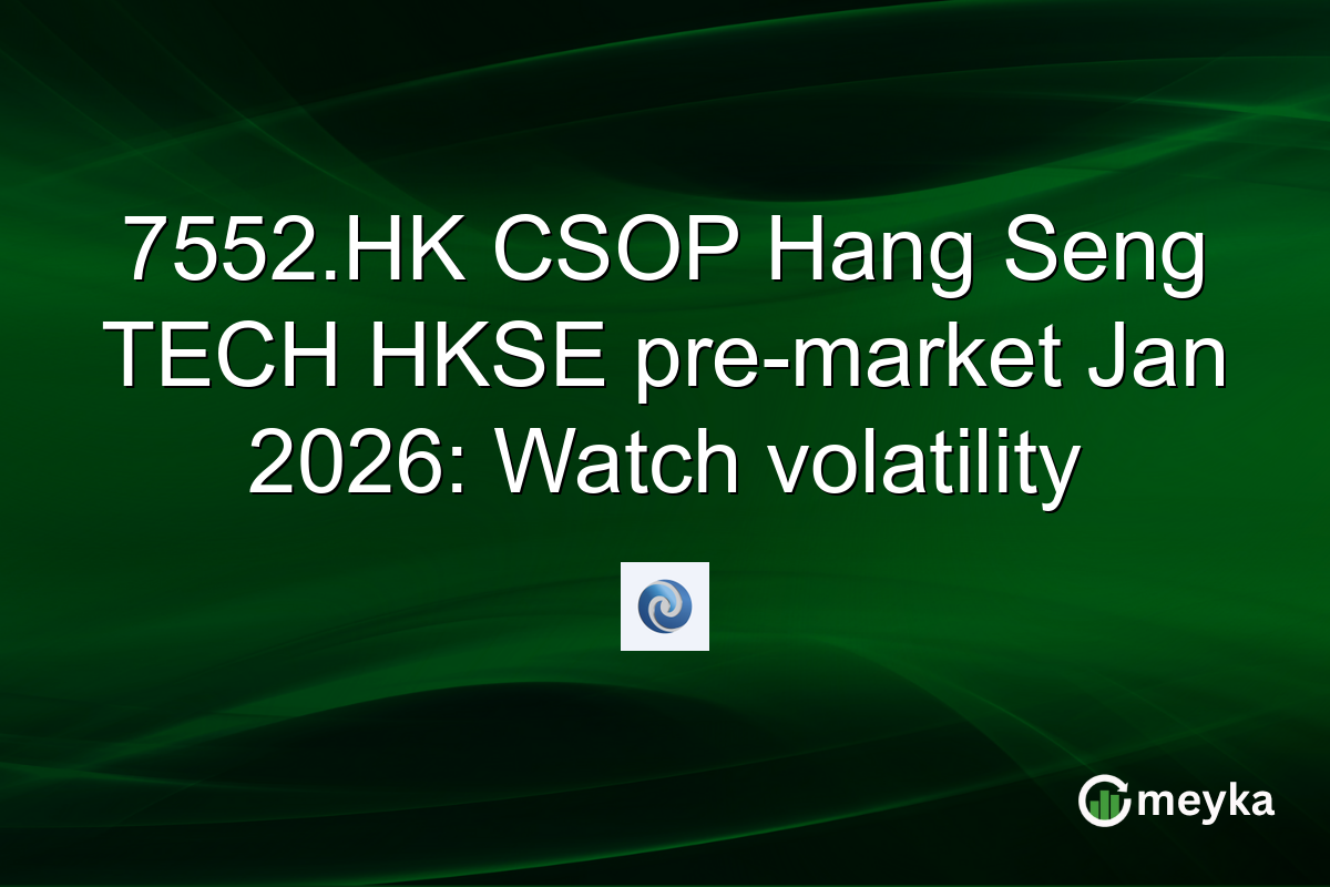 7552.HK CSOP Hang Seng TECH HKSE pre-market Jan 2026: Watch volatility