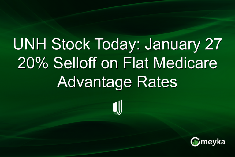 UNH Stock Today: January 27 20% Selloff on Flat Medicare Advantage Rates