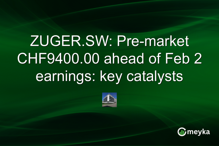 ZUGER.SW: Pre-market CHF9400.00 ahead of Feb 2 earnings: key catalysts
