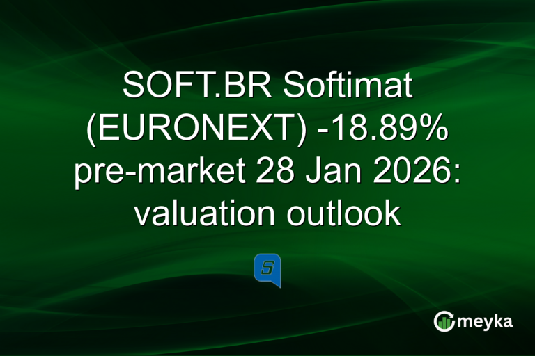 SOFT.BR Softimat (EURONEXT) -18.89% pre-market 28 Jan 2026: valuation outlook
