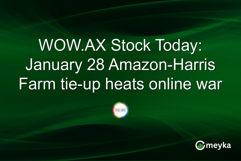 WOW.AX Stock Today: January 28 Amazon-Harris Farm tie-up heats online war