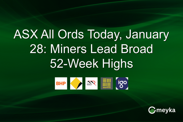 ASX All Ords Today, January 28: Miners Lead Broad 52-Week Highs