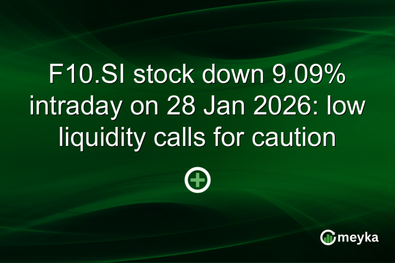 F10.SI stock down 9.09% intraday on 28 Jan 2026: low liquidity calls for caution