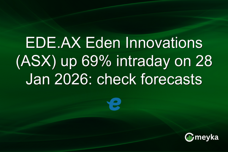 EDE.AX Eden Innovations (ASX) up 69% intraday on 28 Jan 2026: check forecasts