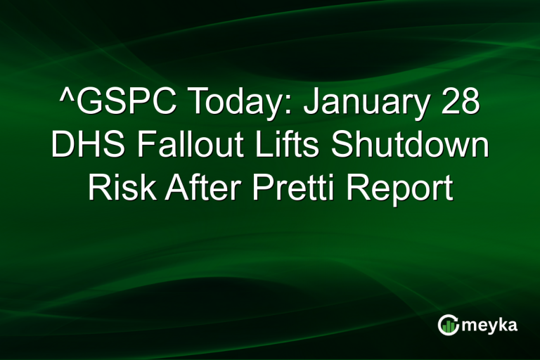 ^GSPC Today: January 28 DHS Fallout Lifts Shutdown Risk After Pretti Report
