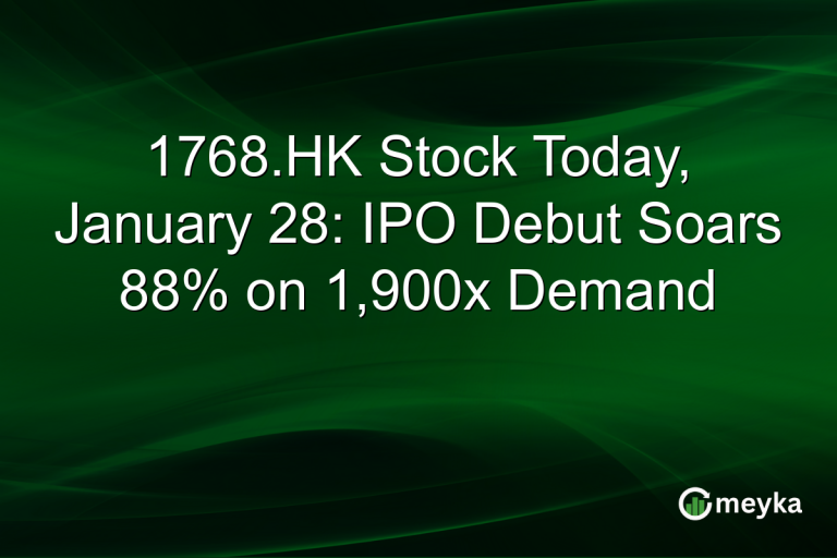 1768.HK Stock Today, January 28: IPO Debut Soars 88% on 1,900x Demand