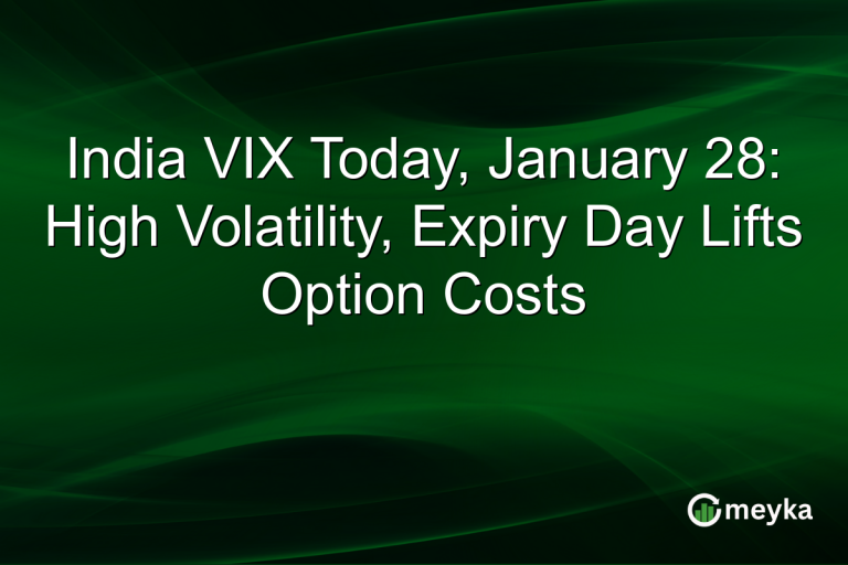 India VIX Today, January 28: High Volatility, Expiry Day Lifts Option Costs