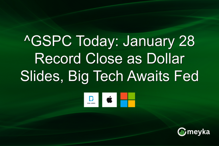 ^GSPC Today: January 28 Record Close as Dollar Slides, Big Tech Awaits Fed