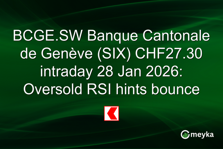 BCGE.SW Banque Cantonale de Genève (SIX) CHF27.30 intraday 28 Jan 2026: Oversold RSI hints bounce