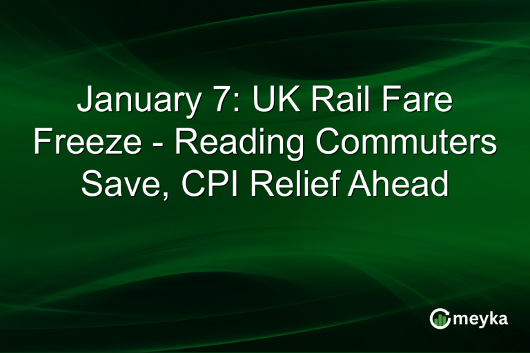 January 7: UK Rail Fare Freeze - Reading Commuters Save, CPI Relief Ahead