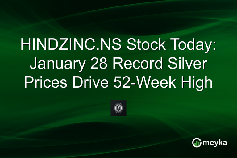 HINDZINC.NS Stock Today: January 28 Record Silver Prices Drive 52-Week High