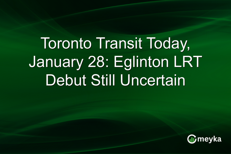 Toronto Transit Today, January 28: Eglinton LRT Debut Still Uncertain