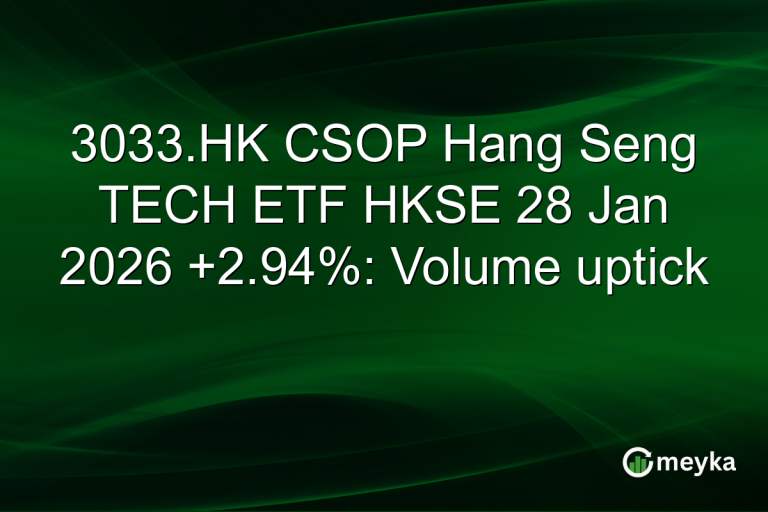 3033.HK CSOP Hang Seng TECH ETF HKSE 28 Jan 2026 +2.94%: Volume uptick