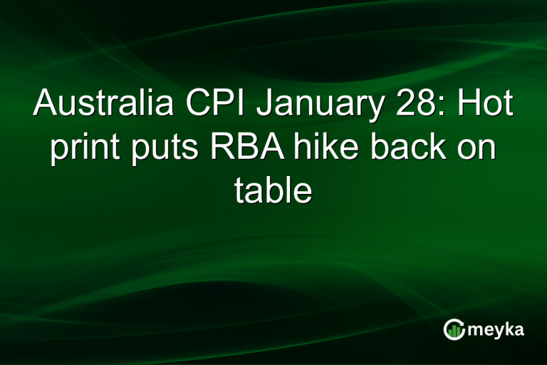 Australia CPI January 28: Hot print puts RBA hike back on table