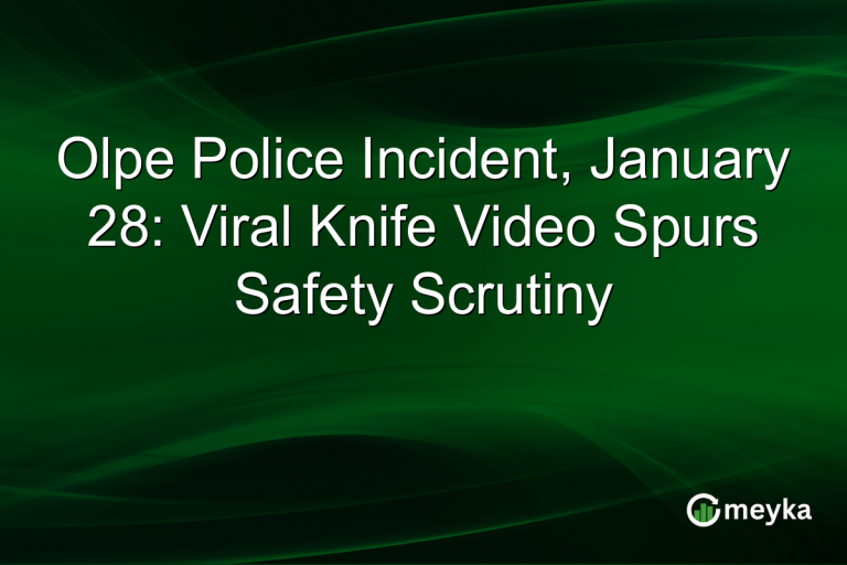 Olpe Police Incident, January 28: Viral Knife Video Spurs Safety Scrutiny