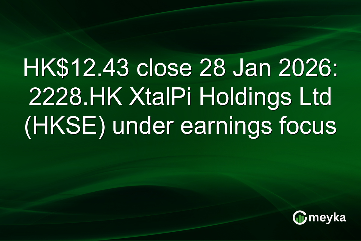 HK$12.43 close 28 Jan 2026: 2228.HK XtalPi Holdings Ltd (HKSE) under earnings focus