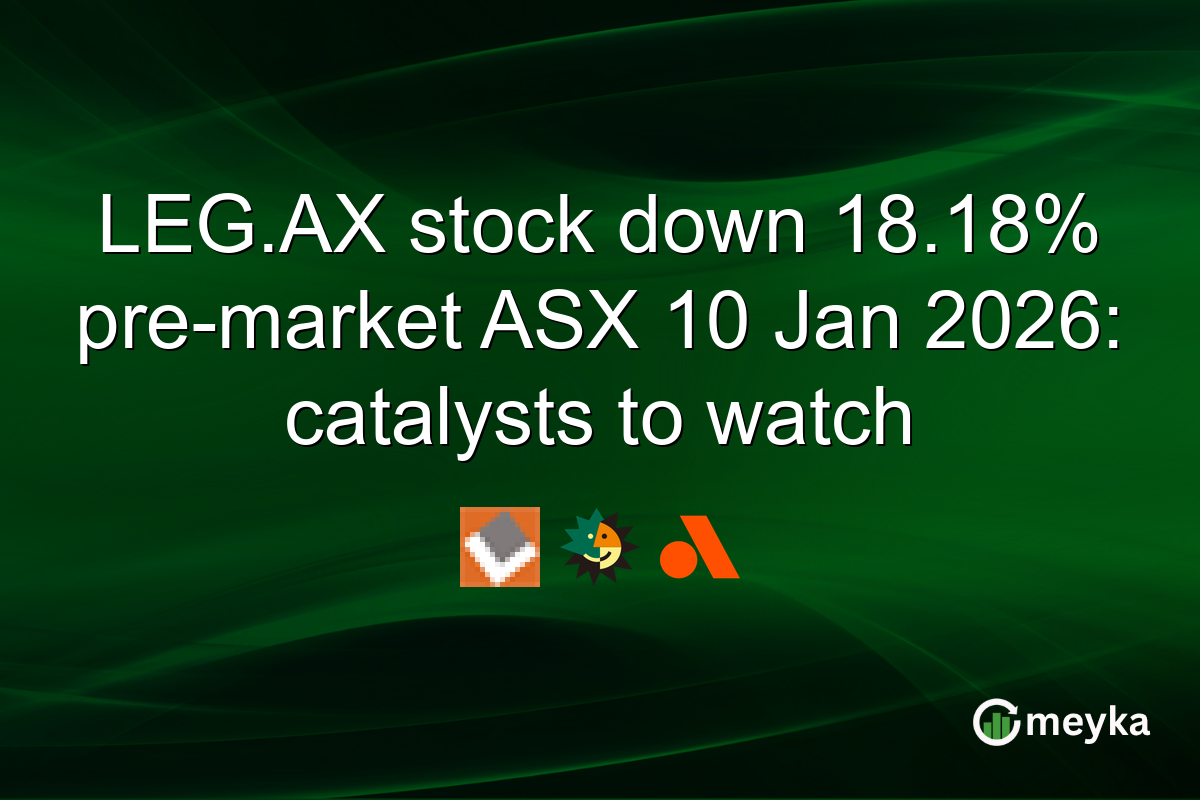 LEG.AX stock down 18.18% pre-market ASX 10 Jan 2026: catalysts to watch