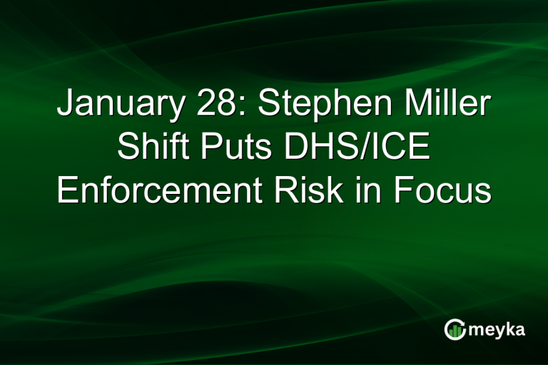 January 28: Stephen Miller Shift Puts DHS/ICE Enforcement Risk in Focus