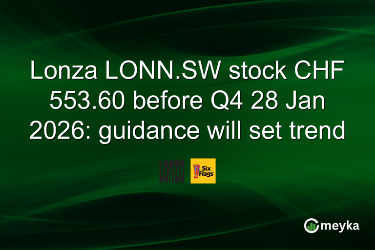Lonza LONN.SW stock CHF 553.60 before Q4 28 Jan 2026: guidance will set trend