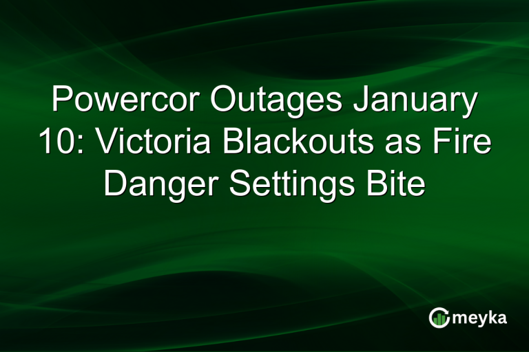Powercor Outages January 10: Victoria Blackouts as Fire Danger Settings Bite