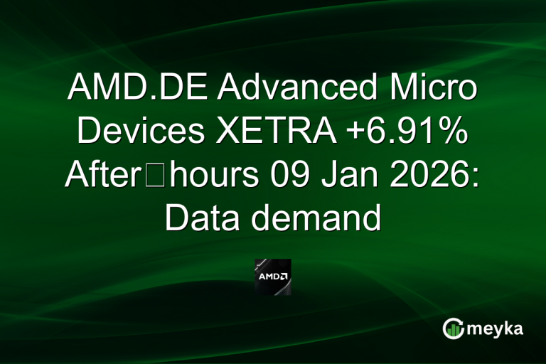 AMD.DE Advanced Micro Devices XETRA +6.91% After‑hours 09 Jan 2026: Data demand