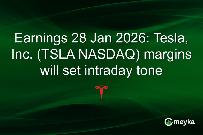 Earnings 28 Jan 2026: Tesla, Inc. (TSLA NASDAQ) margins will set intraday tone