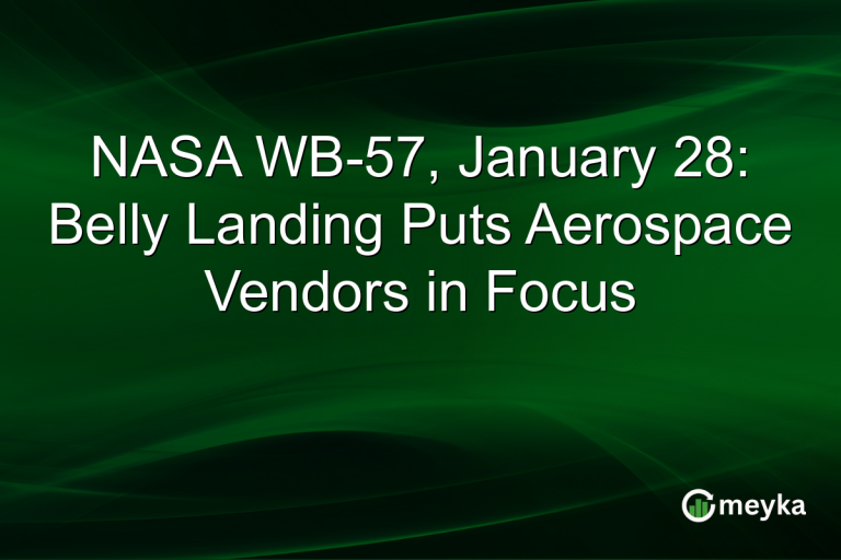 NASA WB-57, January 28: Belly Landing Puts Aerospace Vendors in Focus