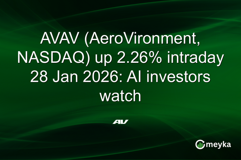 AVAV (AeroVironment, NASDAQ) up 2.26% intraday 28 Jan 2026: AI investors watch