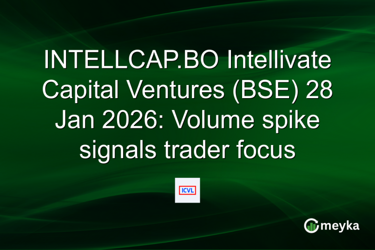 INTELLCAP.BO Intellivate Capital Ventures (BSE) 28 Jan 2026: Volume spike signals trader focus