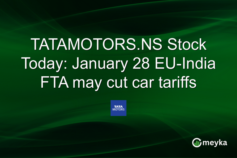 TATAMOTORS.NS Stock Today: January 28 EU-India FTA may cut car tariffs