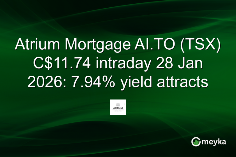 Atrium Mortgage AI.TO (TSX) C$11.74 intraday 28 Jan 2026: 7.94% yield attracts