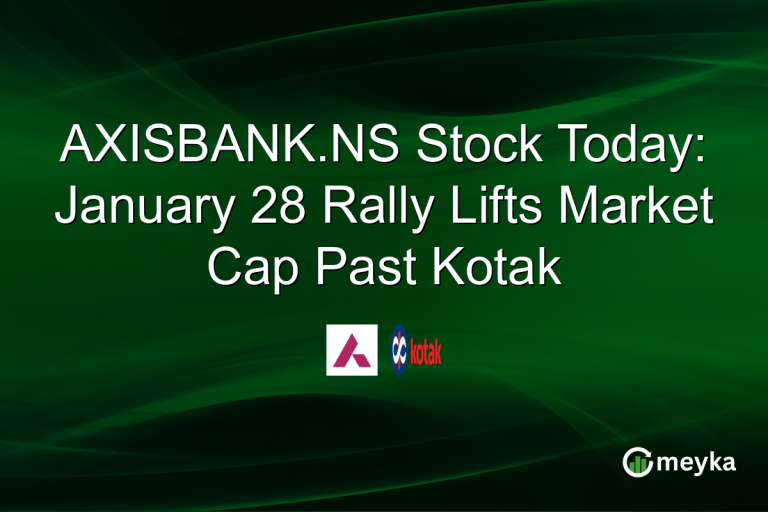 AXISBANK.NS Stock Today: January 28 Rally Lifts Market Cap Past Kotak