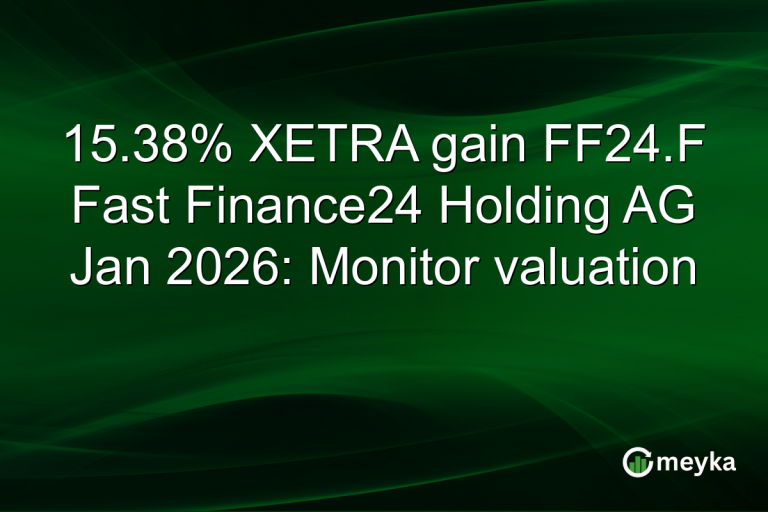15.38% XETRA gain FF24.F Fast Finance24 Holding AG Jan 2026: Monitor valuation